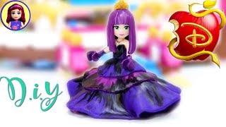 Mal Descendants 2 Cotillion Dress Custom Lego Minidoll DIY Craft Repaint