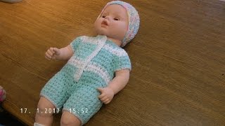 Летний комбинезон для малыша крючком