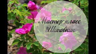 ШИПОВНИК из гофрированной бумаги. Мастер-класс. Цветы из бумаги.