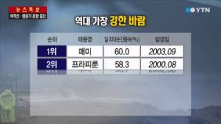 한반도 덮친 최악의 태풍은? / YTN