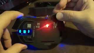 E-3lue E-Blue Mazer II 2500 DPI Blue LED 2.4GHz Wireless Optical Gaming Mouse Unboxing and review