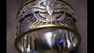 Кольцо "Спаси и Сохрани" с молитвой Святому Духу