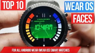 Top 10 Wear OS Watch faces 2018 (Best Android wear watchfaces)