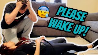 FAINTING PRANK ON BOYFRIEND *CUTE REACTION*