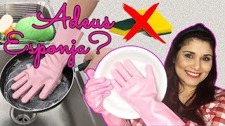 Funciona ou decepciona? Luvas Magicas de Lavar Louça - Esponja nunca mais?