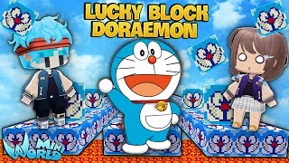 Gumball Thử Thách Đập Lucky Block Doraemon Cùng Oops Gang Trong Mini World