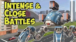 War Robots Intense & Close Battles Underleveled Gameplay - WR
