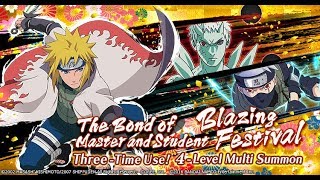 Naruto Blazing Battle Reroll: 800 Ninja Pearls - The Bond of Master and Student Blazing Festival