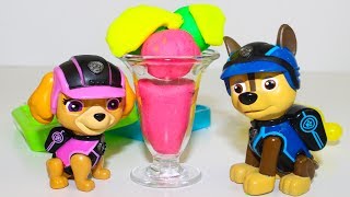 Игрушки Щенячий патруль Мультики УЧИМ ЦВЕТА Развивающие мультфильмы для детей про Плей До мороженое