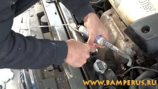 Урок профессионального ремонта радиатора -  professional repair car radiator.