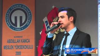 ŞAİR YUNUS ÇETİNER KTÜ SÜRMENE ABDULLAH KANCA MYO ŞİİR DİNLETİSİ -1