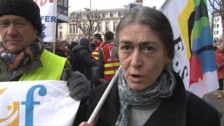 La manifestation contre la réforme des retraites à Clermont-Ferrand