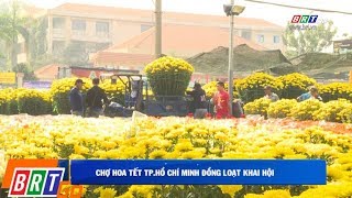 Chợ hoa Tết ở TP, HCM đồng loạt khai hội