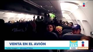 Un joven aprovechó una falla en el avión para ponerse a vender volovanes | Noticias con Paco Zea