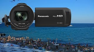 Panasonic HC-V800EE-K New Camera Video Test Full HD Stabilized 2018