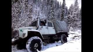Газ 3308 #24 11.10.2013 Осеннее ныряние, снежная ночь