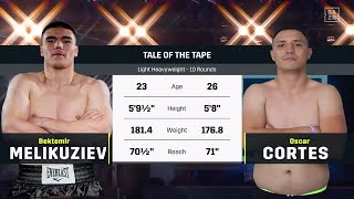 Бектемир Меликузиев vs Оскар Кортес. Нокаут. Бой 14.02.2020