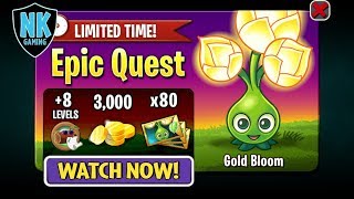 PvZ 2 - Epic Quest: Gold Bloom - Level 1 Plants