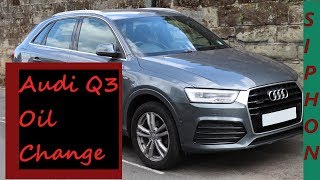 2015-2018 Audi Q3 Oil Change Cost $69.99 How to Do it Yourself for Half the Price