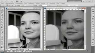 8 урок. Делаем качественную черно белую фотографию в Photoshop