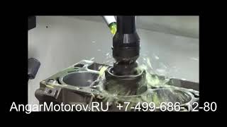 Ремонт Блока Цилиндров Двигателя Audi A4 2.0 TDI Шлифовка Расточка Опрессовка Сварка Гильзовка