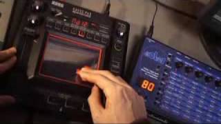 DSI Evolver with KORG KP3