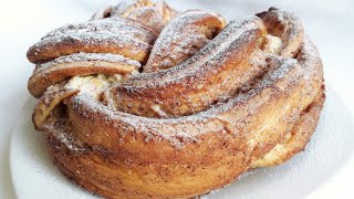 Эстонская булочка с корицей