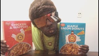 New Cereal Review: Post Chicken & Waffles vs. Maple Bacon Donuts