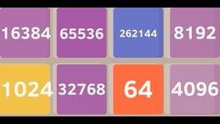 2048 App 2 BILLION TILE MODE - Getting to the 262144 Tile on 2147483648 Tile Using Corner Auto