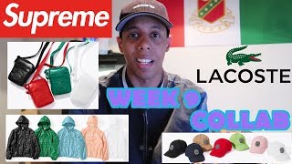 SUPREME LACOSTE COLLAB SS18 WEEK 9 CONFIRMED