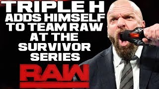 WWE Raw 11/13/17 Full Show Review & Results: TRIPLE H ADDS HIMSELF TO TEAM RAW AT SURVIVOR SERIES