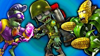 Зомби против Растений видео   БИТВА с ЗОМБИ Боссами в смешной игре Plants vs Zombies GW 2