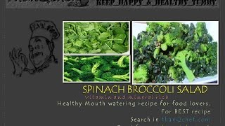 Spinach Broccoli Stir Fry Salad