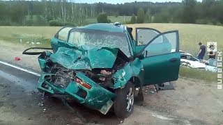 Лобовое ДТП в Полоцком районе: четверо погибших (27.06.2019)