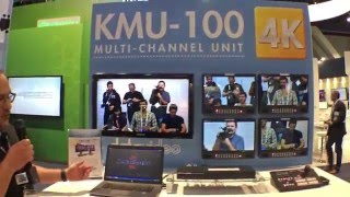 NAB 2016 Product Demo: Datavideo KMU-100 4K Multi-Camera Processor