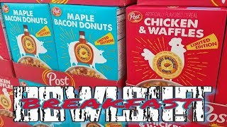 Breakfast Bowlsh!t - Post Chicken & Waffles and Maple Bacon Donuts Cereals