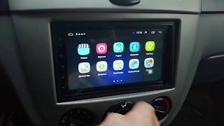 Магнитола Podofo на база андроид 8.1 с функциями WI-FI, GPS, Bluetooth с Али