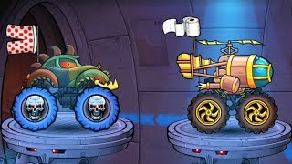Машинки Car Eats Car 4 Multiplayer - Битли и Коптер в режиме АС и против ЗАБАГОВАННОГО БОССА