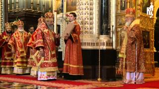 Митрополит Онуфрий поздравил Патриарха Кирилла от имени Священного Синода