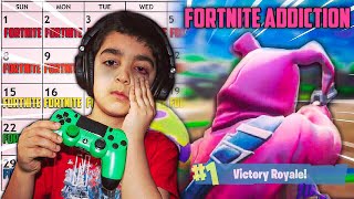 5 YEAR OLD LITTLE BROTHER ADDICTED TO FORTNITE | MY STRANGE ADDICTION (I BLAME NINJA FOR THIS!)