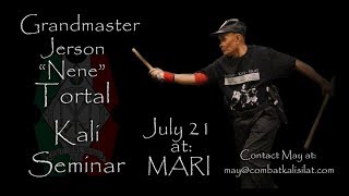 DEKITI TIRSIA SIRADAS KALI at the MARTIAL ARTS RESEARCH INSTITUTE 2018