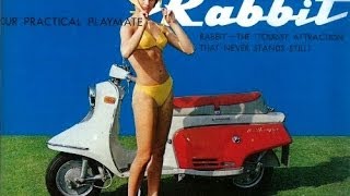 Vintage Fuji Rabbit Motor Scooters