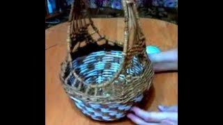 мк корзинки с овальной ручкой часть 2