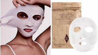 Magical Paper Mask! Charlotte Tilbury Dry Sheet Mask REVIEW!