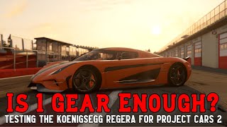 1,500hp and 1 Gear! Koenigsegg Regera Mod (Project CARS 2)