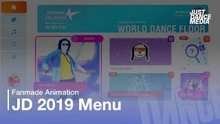 JUST DANCE 2019: Fanmade menu animation 2.0 | JDME