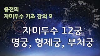[대유학당] 중전의 자미두수 기초강의 9. 명궁 형제궁 부처궁