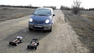 VORZA & Trophy FLUX на прицеп Daewoo Matiz. RC