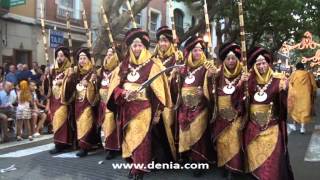 Desfile de Gala Moros y Cristianos Dénia 2013: Filà Wallies