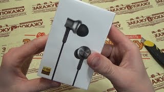 Xiaomi Hybrid Pro HD распаковка гибридных наушников за 26$ с Aliexpress